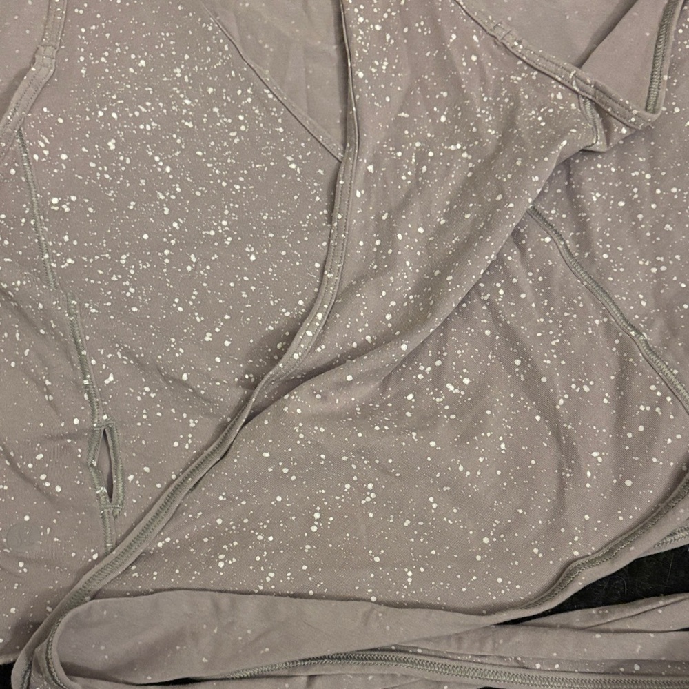 Lululemon Splatter Lavender Wrap Tabk Top - Picture 3 of 4